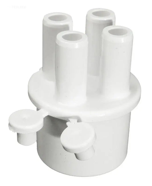 1 Spigot x (2) 3/8 Barbs Waterway Plastics