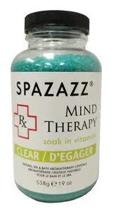 19OZ Crystals RX Mind Therapy - Clear Spazazz