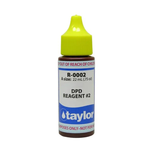 Taylor Dpd Reagent #2, .75 Oz, Dropper Bottle Taylor