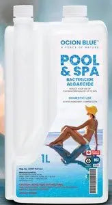 OCION BLUE POOL & SPA BACTERICIDE ALGAECIDE 1L Ocion Water Sciences