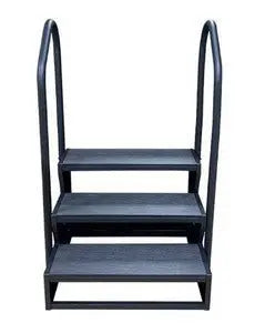 PREMIUM METAL SWIM SPA STEP 3 TIER - BLACK ProAqua