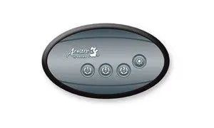 Gecko IN.K120-3OP 4-button Au x Iliary Topside Panel with Overlay Gecko