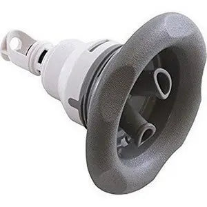 5-Scallop Twin Roto Power Storm Jet-Grey, Thread-In Style Waterway Plastics