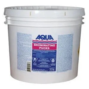 Aqua Brominating Pucks 10kg - Slow Dissolving Bromine Pucks Lawrasons Pool Products