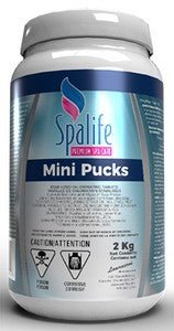 Lawrasons Pool Products Spa Life Mini Pucks 2 Kg-Stabilized Chlorine Pucks (15gr)