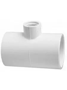 1.5 x 1.5 x 3/4" Tee Slip x Slip x Fpt Dura Plastic Products