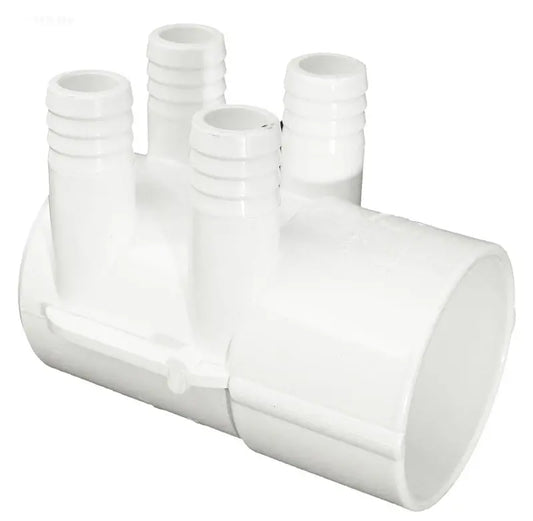Manifold 2" S x Dead End x (4) 3/4" RB Waterway Plastics