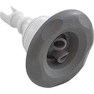 5-Scallop Twin Roto Mini Storm Jet-Grey, Thread-In Style Waterway Plastics