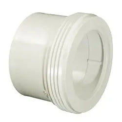 2 Buttress Threaded x 2" Slip Tailpiece (Flat) Waterway Plastics