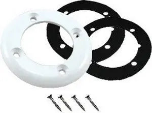 Vinyl Pool Return Faceplate 2gskt;4 Screws; White CMP