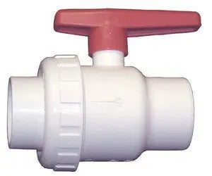 2" PVC Ball Valve S x S (UNION) Praher Plastics