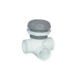 Waterway Plastics Waterway 2-port On/off Valve, 1" Horizontal, 5-scallop Waterway Plastics