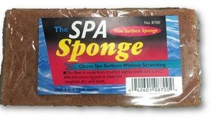 The Spa Sponge - Tan fiber made from walnut shells