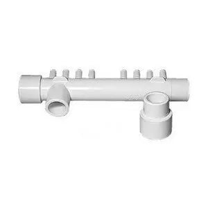 1" S x 1" Spg x 1" S x (8) 3/8" Barb Manifold Waterway Plastics