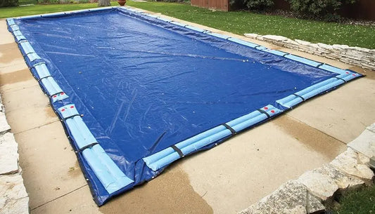15' x 30' A/g Oval Winter Cover 7yr Warranty C/w Winch, Ro Universal