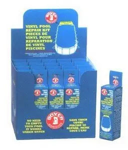 Vinyl Pool Repair Kit, 2oz Adhesive w/dauber 130 sq. in. Vin Boxer Adhesives