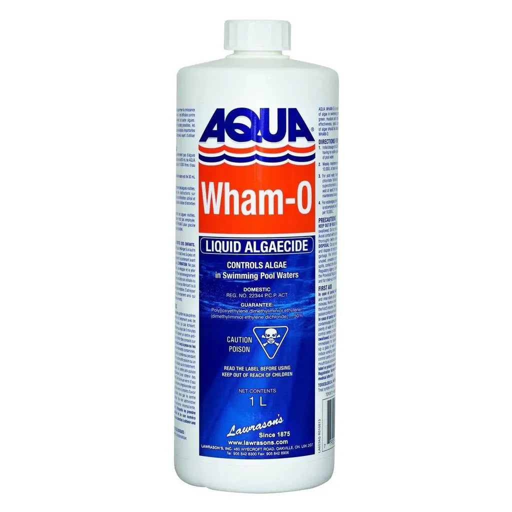 Lawrasons Pool Products Aqua Wham-o 50% Polyquat 1L-50% Concentrated Non-foaming Lawrasons Pool Products