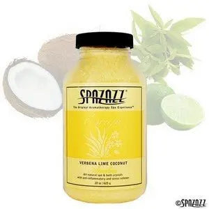 22OZ Escape Crystals Verbena Lime Coconut - Awaken Spazazz