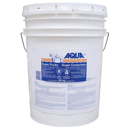 Lawrasons Pool Products Aqua Super Pucks 20 Kg-Stabilized Chlorinating Pucks (200 G)