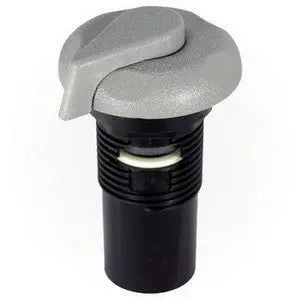 1"Top Access Air Control (5 Scallop) GREY Waterway Plastics