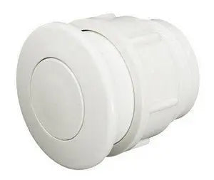 WW Super Deluxe Bath Air Button- White Waterway Plastics