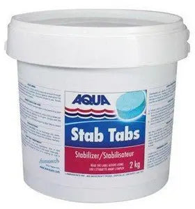 Aqua Stab Tabs 2kg - Tab Stabilizer (Cyanuric Acid) Lawrasons Pool Products