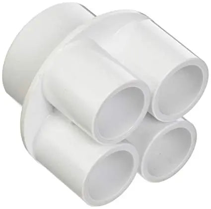 1.5" S x (4) 3/4" S Ports Manifold Waterway Plastics