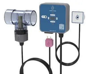 IONIZER FOR SPAS 750L to 9500L 120/240V W/AMP PLUG + TOPSIDE Clear Blue