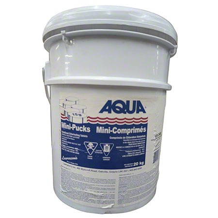 Lawrasons Pool Products Aqua Mini-pucks 20 Kg-Stabilized Chlorinating Tablets (15gr