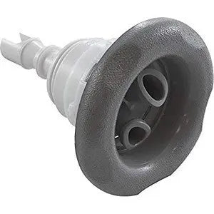 5-Scallop Twin Roto Poly Storm Jet-Grey, Thread-In Style Waterway Plastics