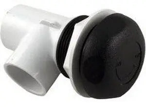 Waterway Plastics 1" On/off Turn Valve Single Port (Black) Waterway Plastics