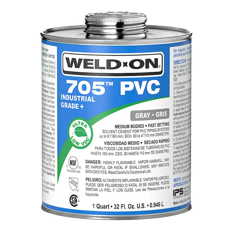 1/4 Pint 705 PVC Cement Weld-on