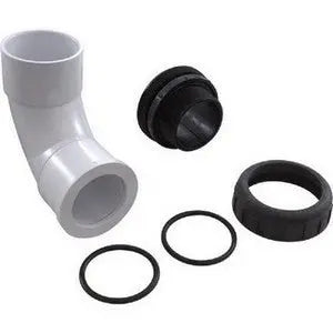 Praher PVC Union 2" Mip x 2" Skt-90DEG Cw/ O-ring, Heat Re Praher Plastics