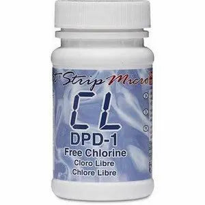 Chlorine, Free (DPD-1) - bottle of 100 strips Intrachem Industries