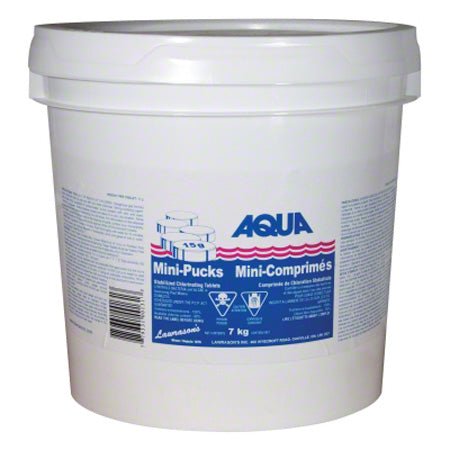 Lawrasons Pool Products Aqua Mini-pucks 7 Kg-Stabilized Chlorinating Tablets (15gr)