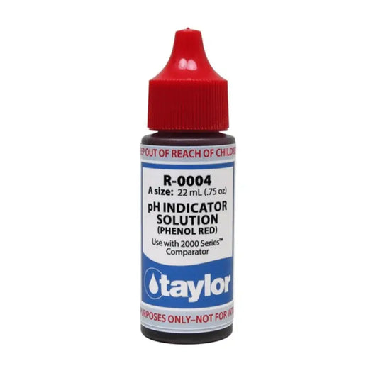 Taylor Ph Indicator Solution (for 2000 Series), Phenol Red, .75 Oz, Taylor