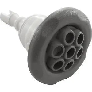 Waterway Plastics 5-scallop Massage Poly Storm Jet-grey, Thread-in Style Waterway Plastics