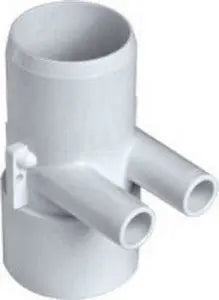 Shur-Grip II Manifold- 2'' S x 2'' SPG (2) 3/4' SB Ports Waterway Plastics
