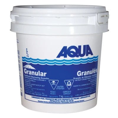 Lawrasons Pool Products Aqua Granular 7 Kg-Stabilized Chlorinating Granules