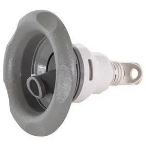5-Scallop Roto Power Storm Jet-Grey, Thread-In Style Waterway Plastics