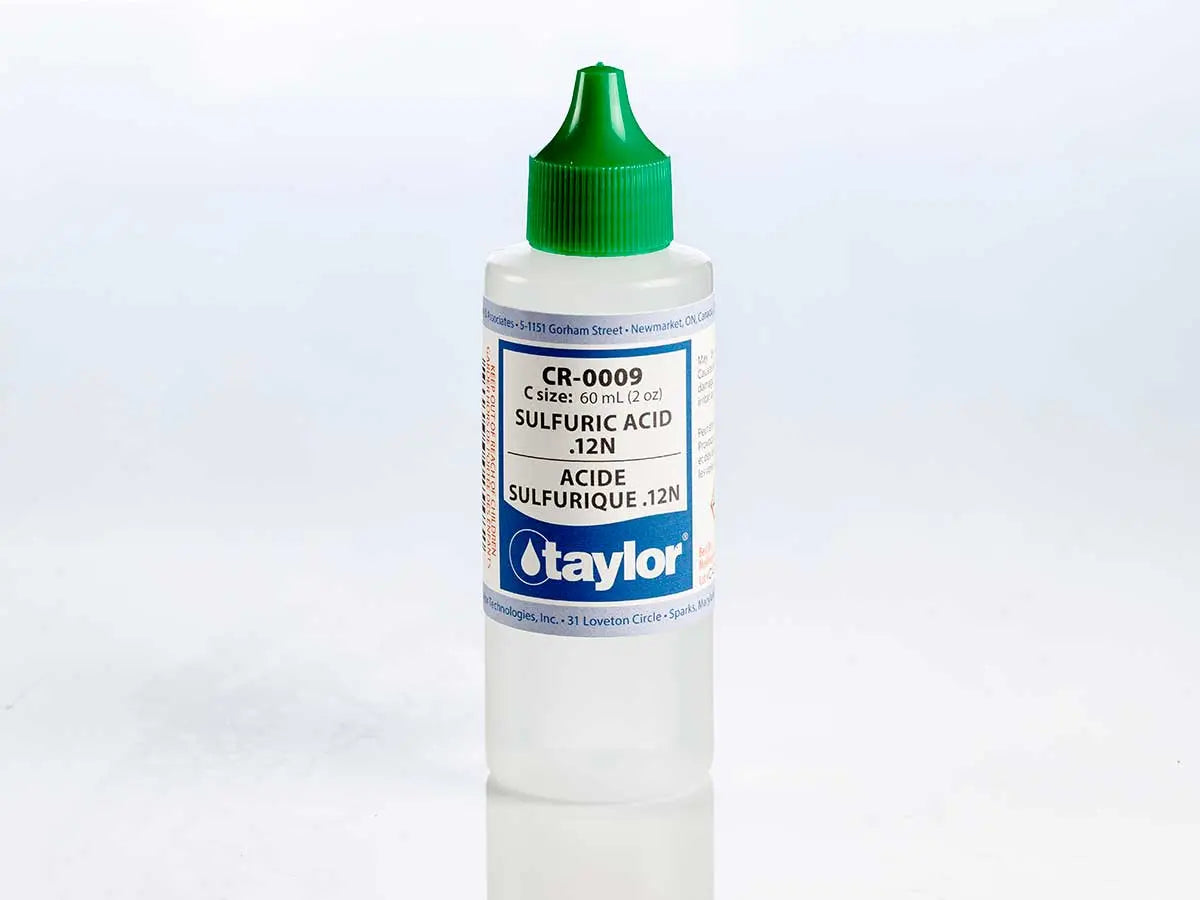 Taylor Sulfuric Acid .12N, 2 Oz, Dropper Bottle Taylor