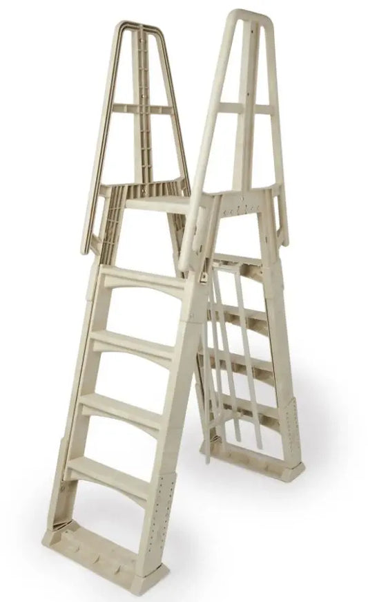 Snap-lock A-frame Ladder-Grey Vinyl Works