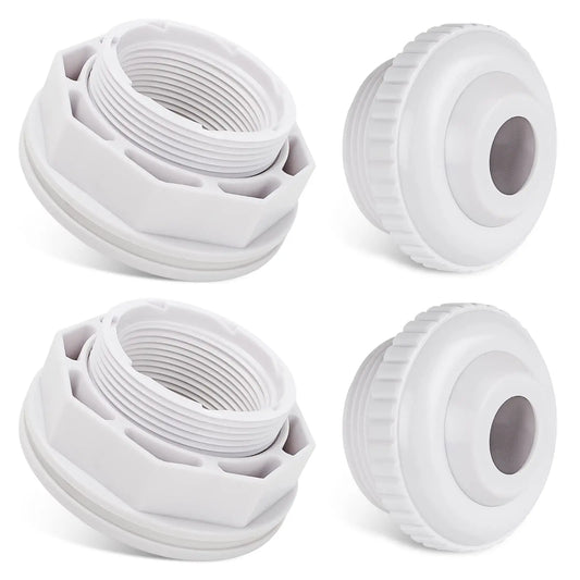 Vinyl Pool In/out Fitting 1.5in Fip-White Hayward
