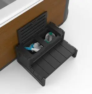 PREMIUM SPA STEP WITH STORAGE - BLACK ProAqua