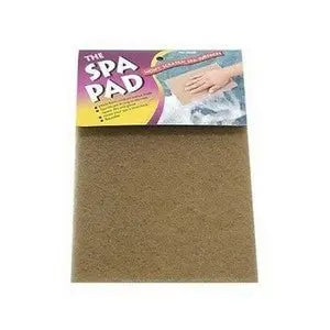 The Spa Pad - Wont scratch surfaces. Made from walnut shells A & B Brush Mfg. Corp.